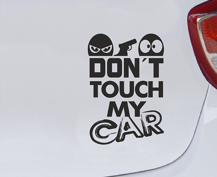 آموزش نصب برچسب خودرو