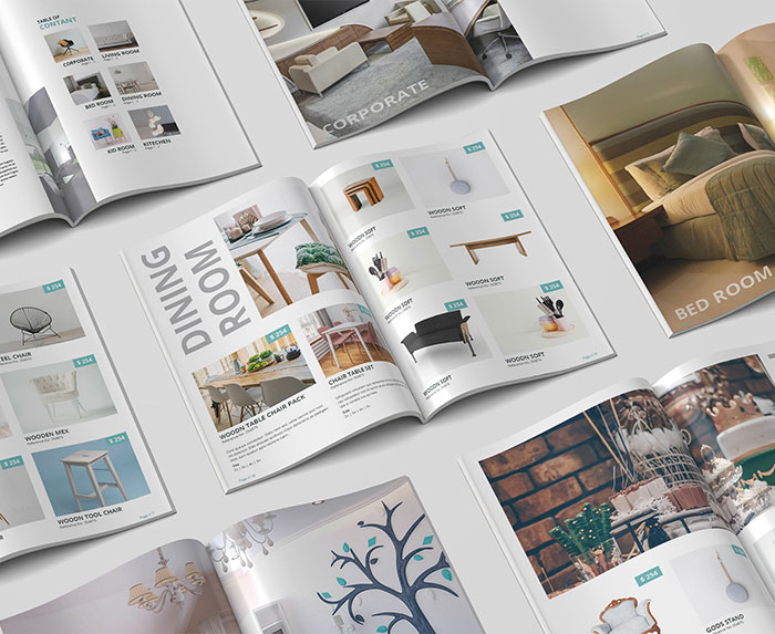 فرایند طراحی تا چاپ کاتالوگ حرفه ای