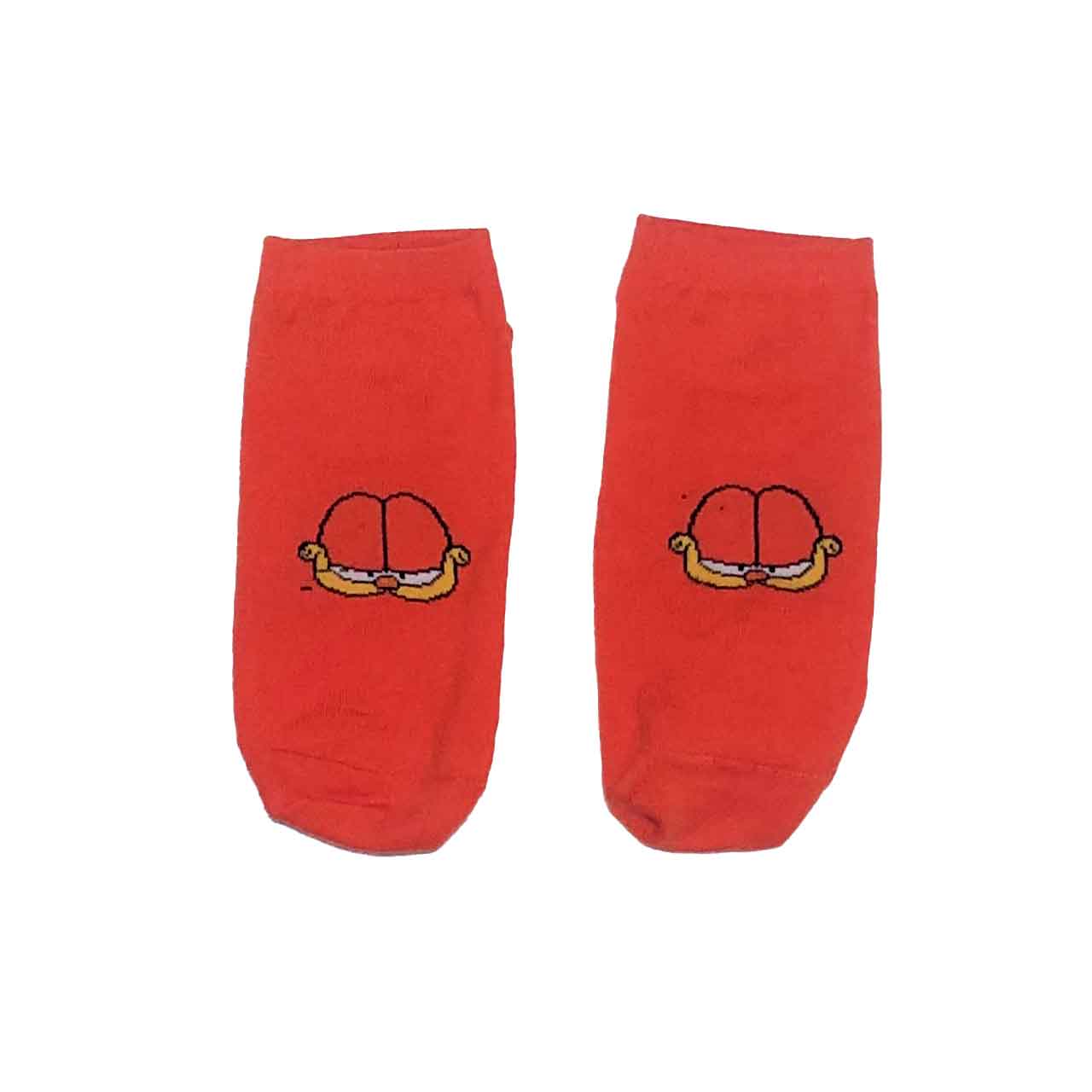 جوراب مچی نخی طرح گارفیلد