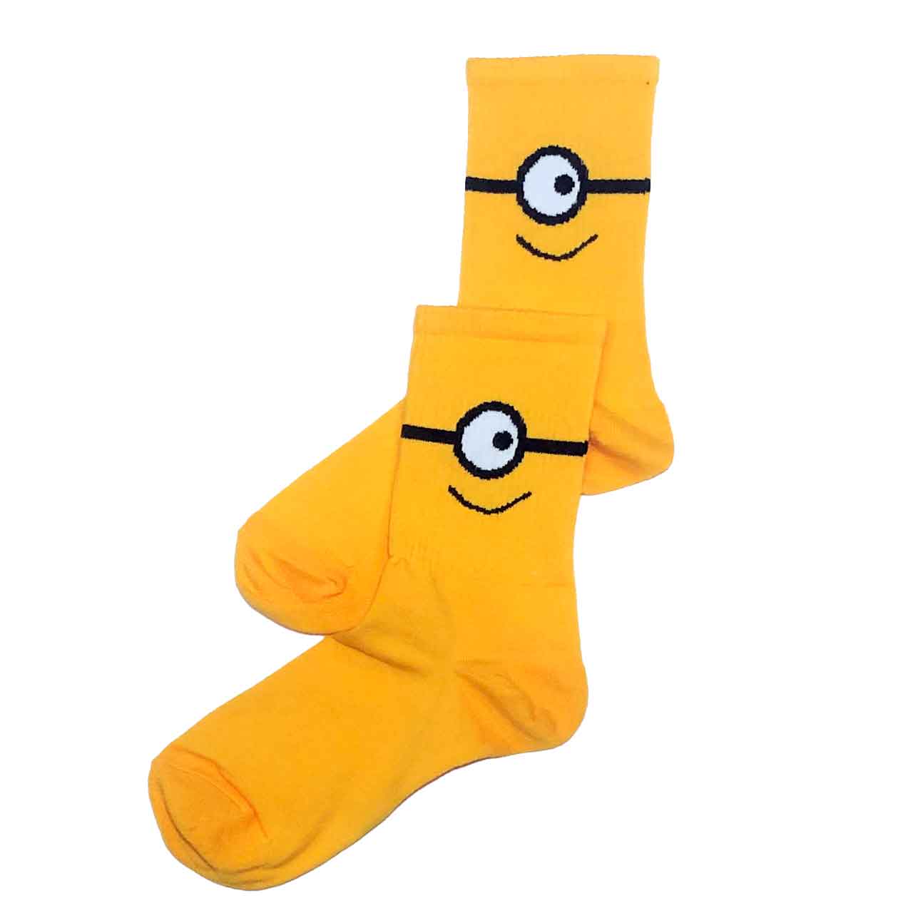 جوراب ساقدار نخی طرح مینیون