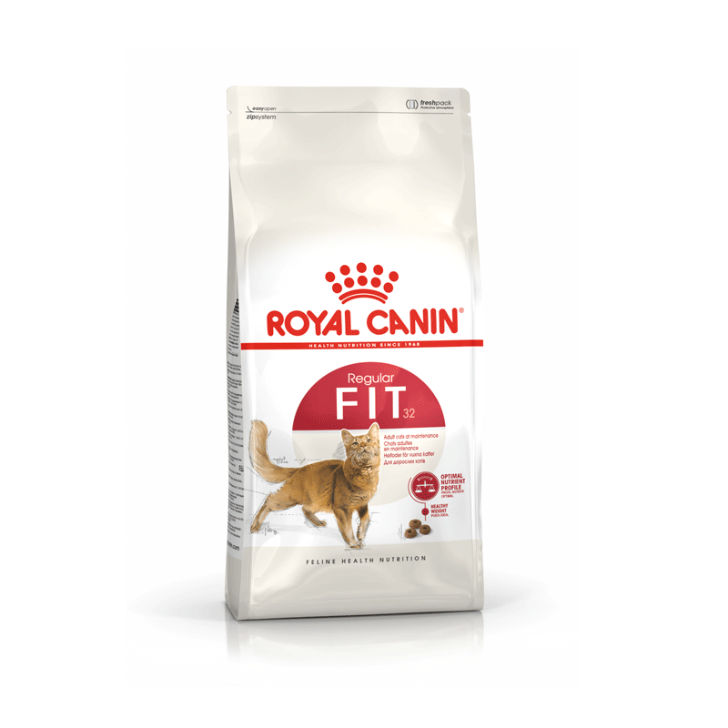 غذای خشک گربه فیت رویال کنین Royal Canin Regular Fit 32 وزن 2 کیلوگرم