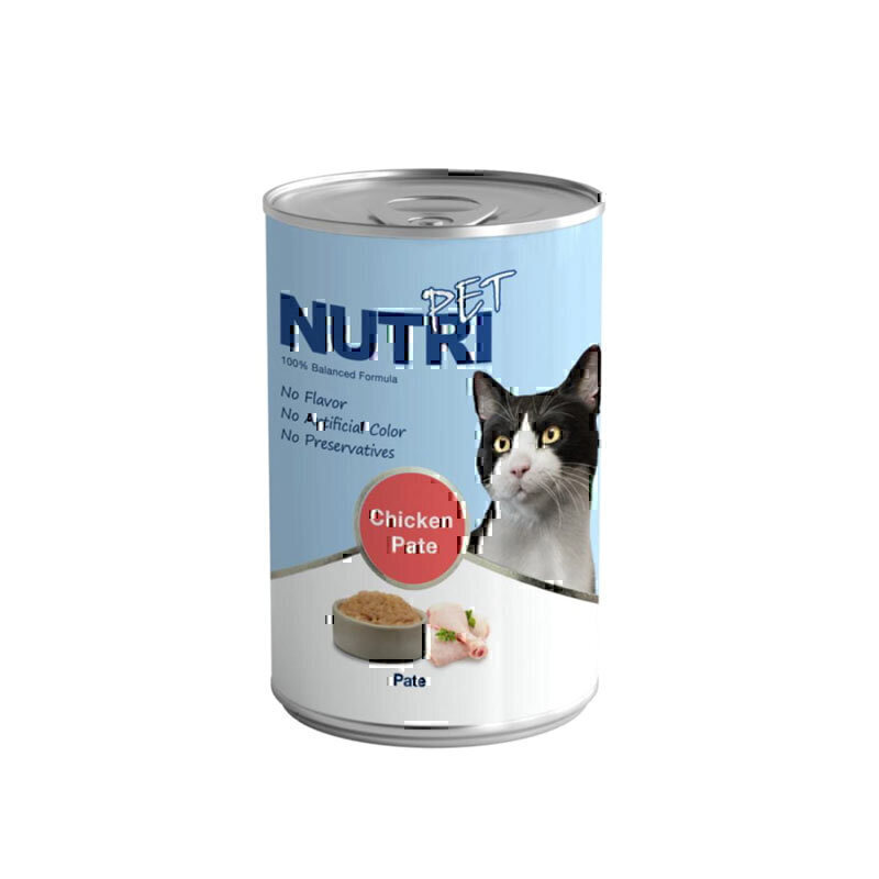کنسرو غذای گربه نوتری مدل Chicken وزن 425 گرم