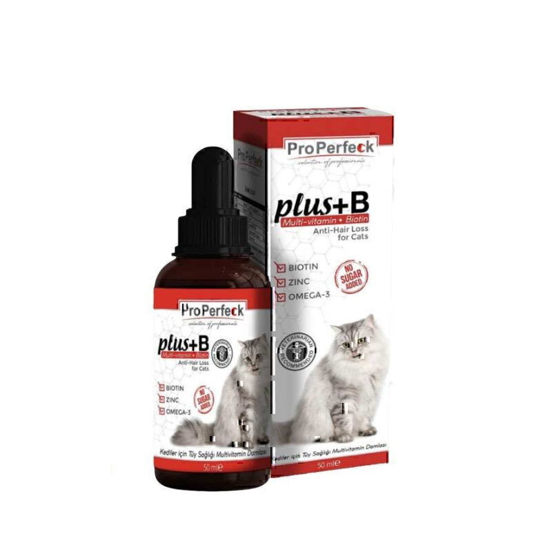 قطره ب-کمپلکس گربه پروپرفک Properfeck Plus+B Drop حجم 50 میلی لیتر