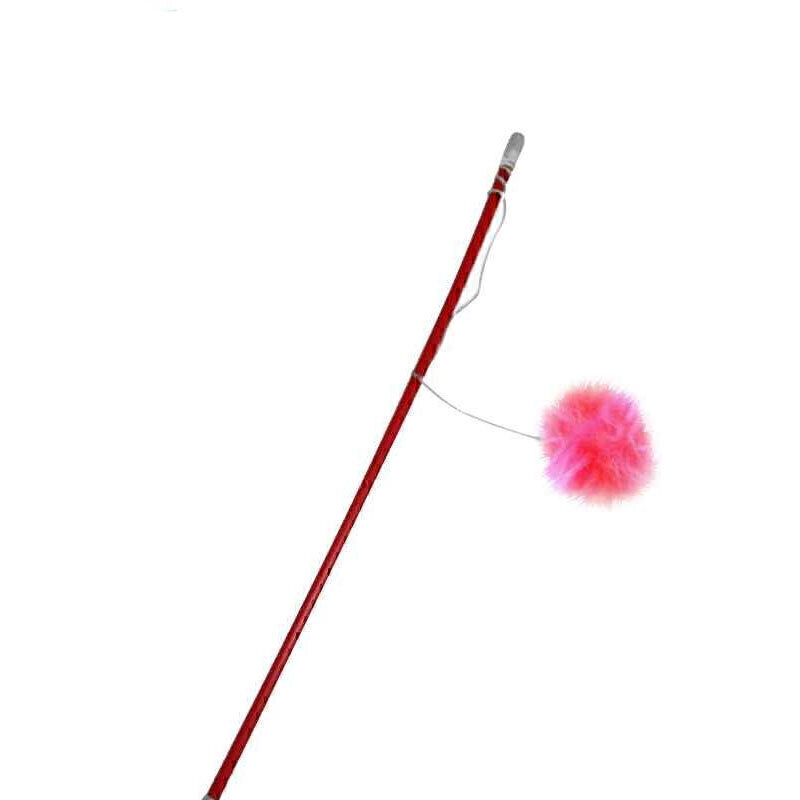 اسباب بازی گربه هپی پت طرح قندک پوم پوم به همراه زنگوله