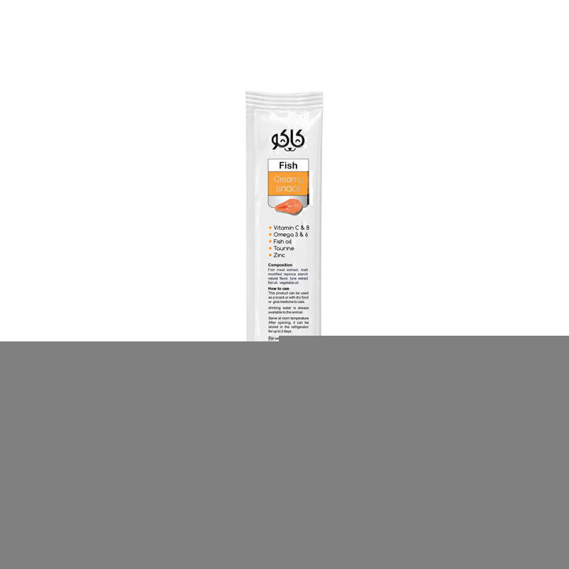 بستنی گربه کاکو با طعم ماهی Kako Creamy Treats With Fish وزن 20 گرم