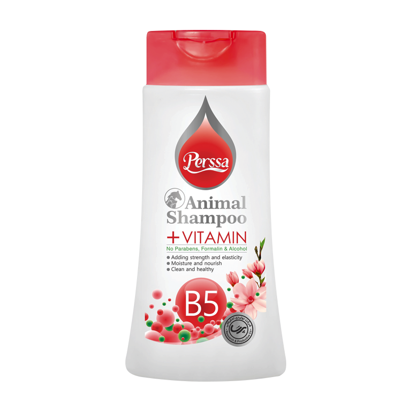 شامپو حیوانات پرسا مدل +Vitamin حجم 250 میلی لیتر