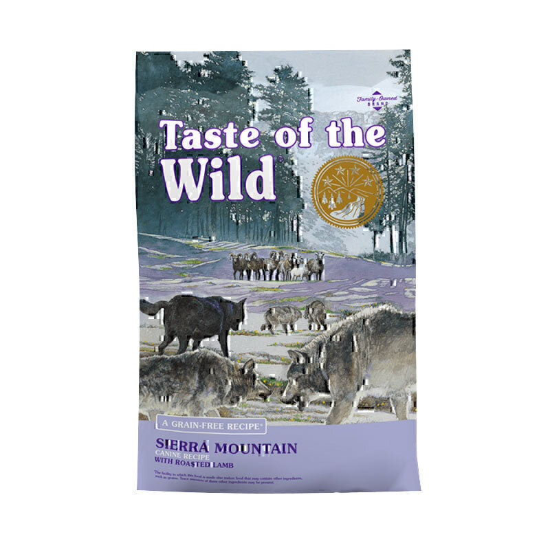 غذای خشک سگ تیست آف د وایلد Taste Of The Wild Sierra Mountain Canine Recipe Dog Food وزن 2 کیلوگرم