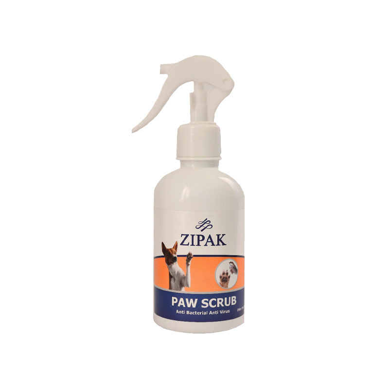 اسکراب ضد عفونی پنجه سگ و گربه زیپاک Zipak Paw Scrub حجم 250 میلی لیتر