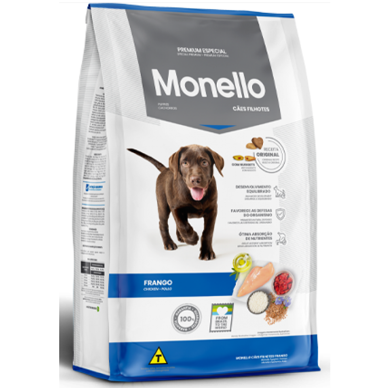 غذای خشک توله سگ مونلو Monello Puppy Dry food وزن 15 کیلوگرم