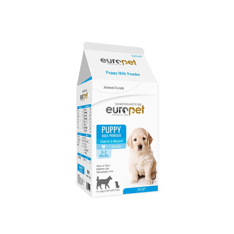 شیر خشک سگ یوروپت Europet Dog Milk Powder وزن 200 گرم