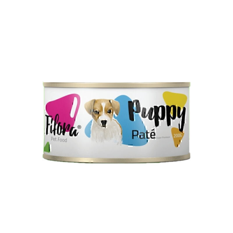 کنسرو غذای توله سگ فیفورا با طعم میکس گوشت Fifora Puppy Pate Mix Premium وزن 200 گرم