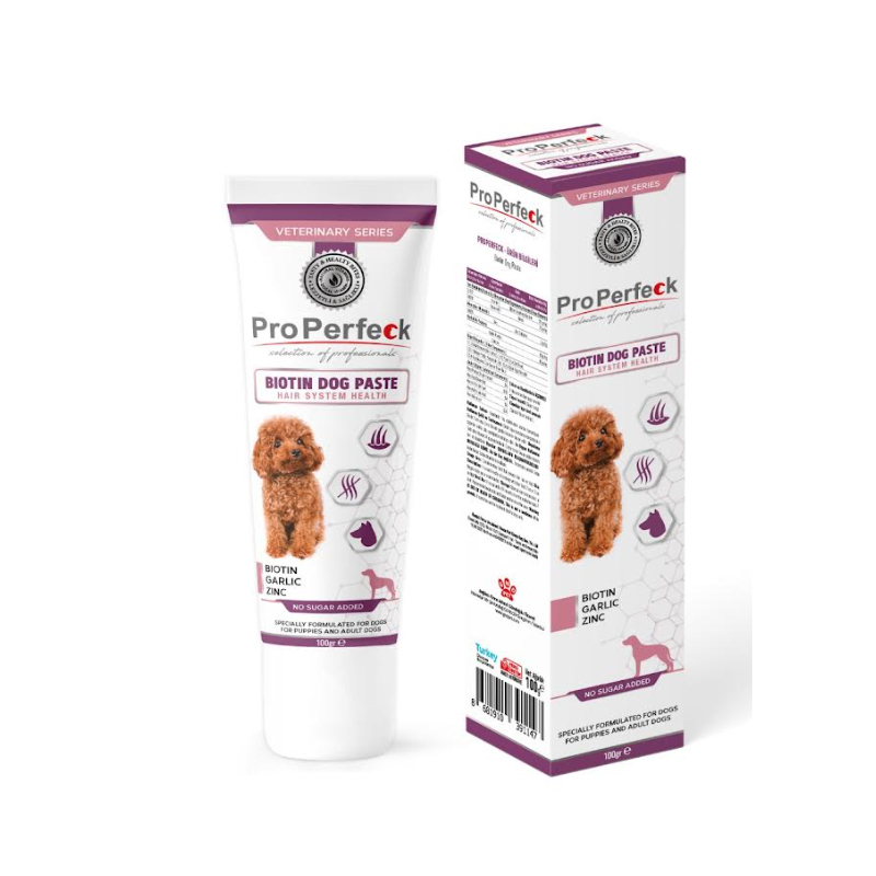 خمیر بیوتین سگ پروپرفک ProPerfeck Biotin Dog Paste وزن 100 گرم