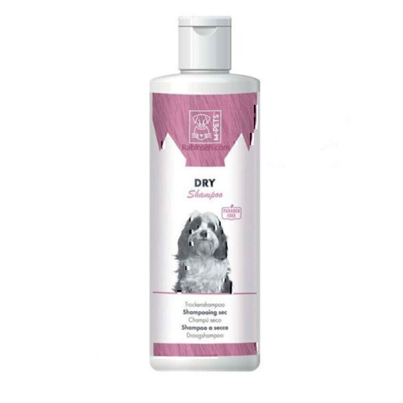 شامپو خشک سگ ام پت M-Pets Dry Shampoo حجم 200 میلی لیتر