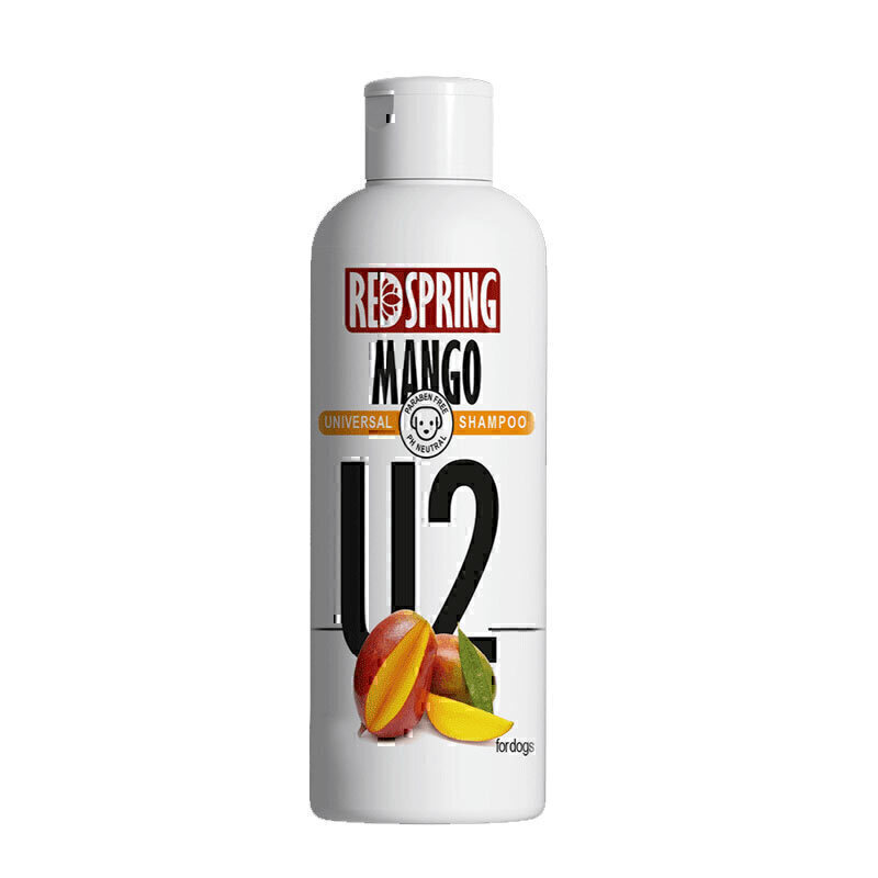 شامپو سگ U2 روزانه با رایحه انبه رداسپرینگ Redspring Mango Shampoo U2 حجم 300 میلی لیتر