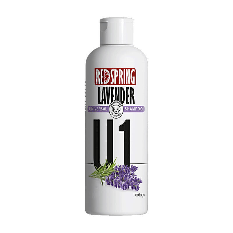شامپو سگ U1 روزانه با رایحه لاوندر رداسپرینگ Redspring Lavender Shampoo U1 حجم 300 میلی لیتر