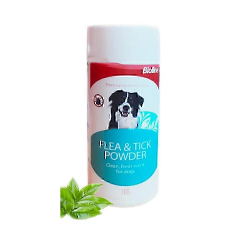 پودر ضد کک و کنه سگ بایولاین Bioline Flea And Tick Powder