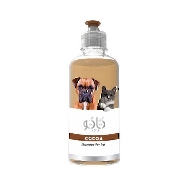 شامپو سگ و گربه کاکو با عصاره کاکائو Kako Cat & Dog Shampoo With Cocoa حجم 500 میلی‌لیتر