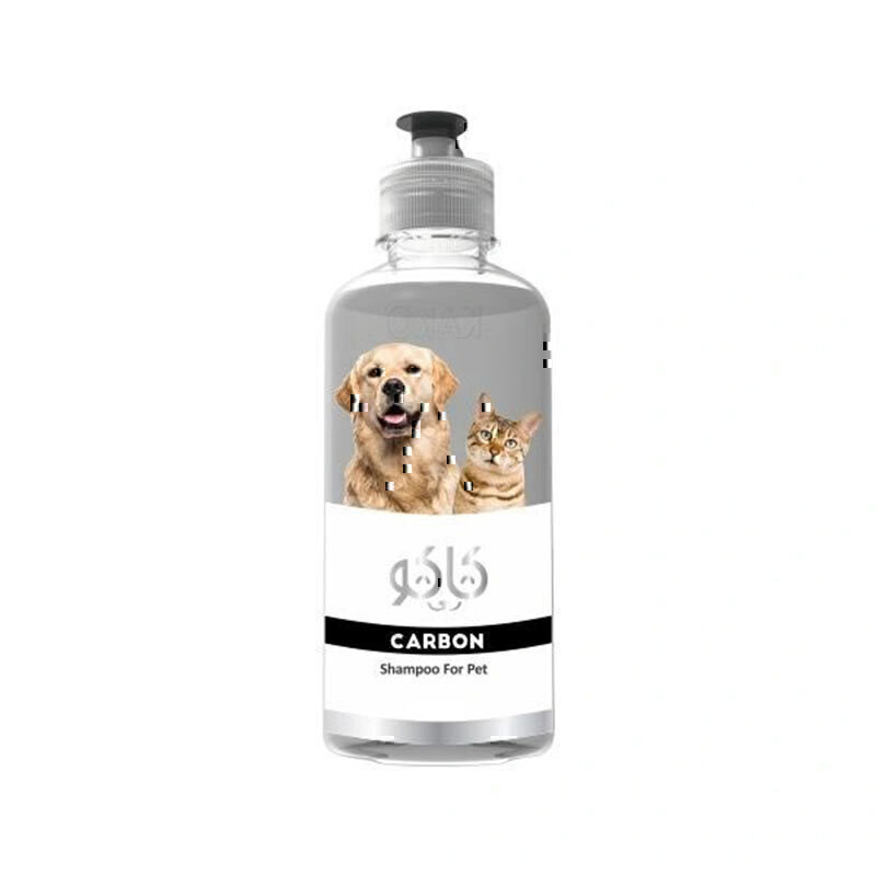 شامپو سگ و گربه کاکو با عصاره کربن Kako Carbon Shampoo For Pet حجم 800 میلی‌لیتر