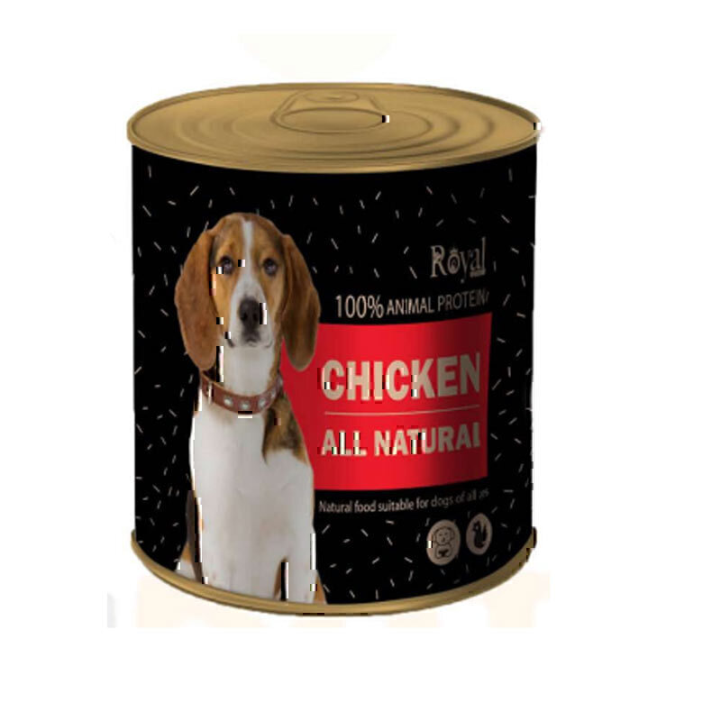 کنسرو پته سگ رویال کوکو با طعم گوشت مرغ وزن 800 گرم